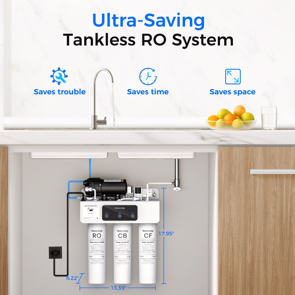 Waterdrop T3-C 450G Reverse Osmosis Water Filters for the Sink - view 4