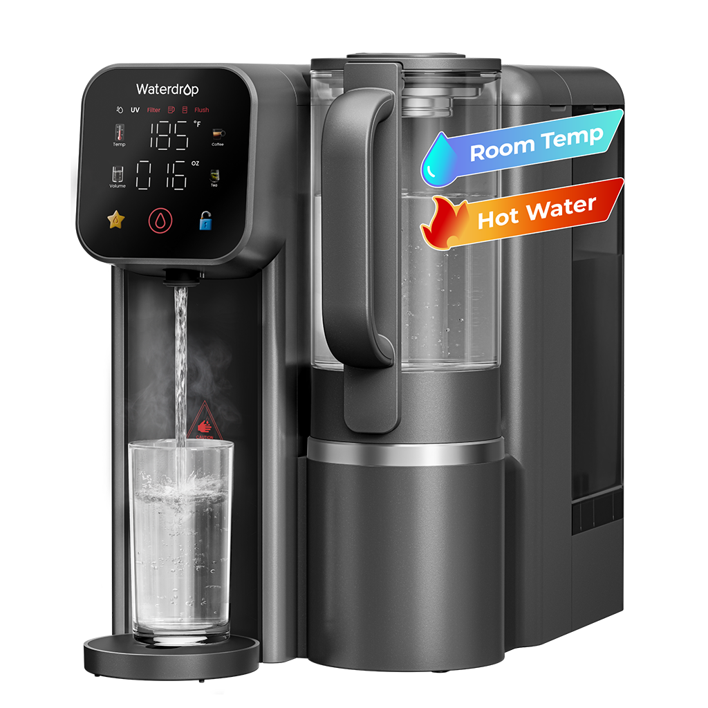 Waterdrop M6H Instant Hot Reverse Osmosis System, Countertop RO Filter - view 1