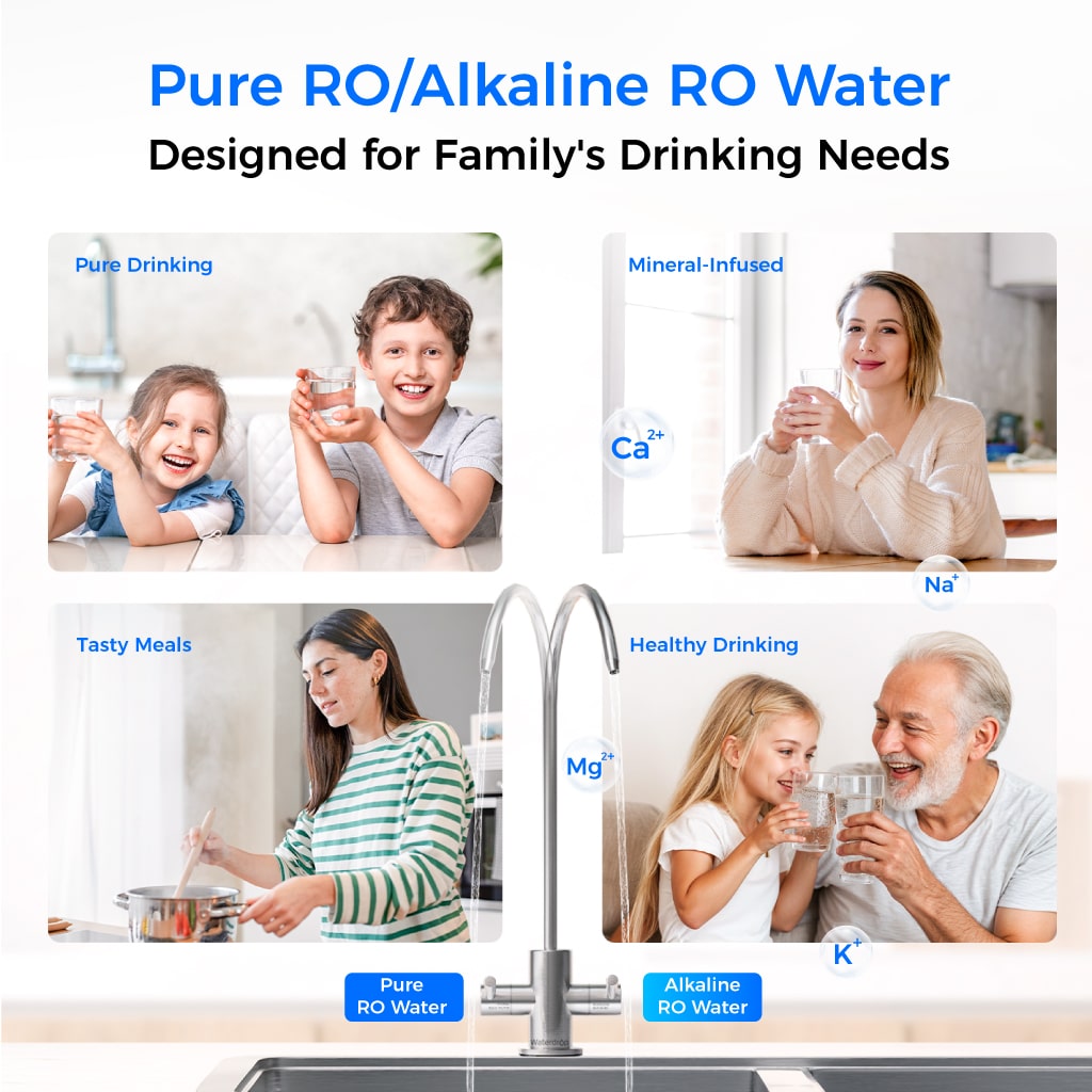 Waterdrop T4-A 450GPD Alkaline Dual Flow Reverse Osmosis System - view 7