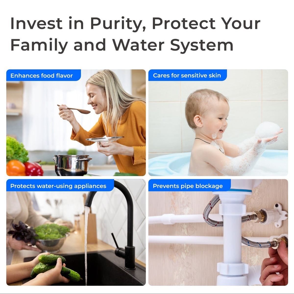 Waterdrop 3-Stage Whole House Water Filter System | Reduce Iron & Manganese - view 7