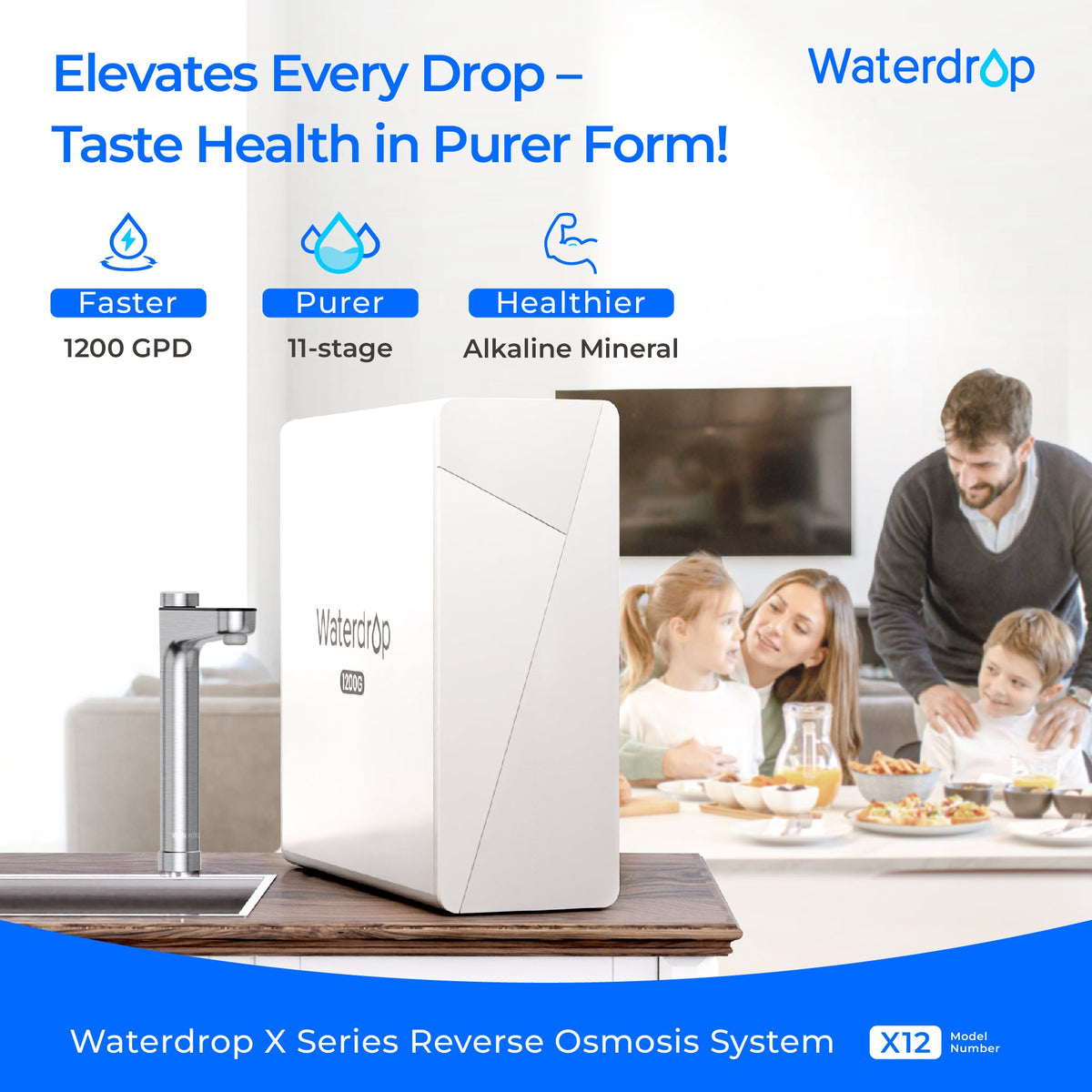 Waterdrop X Series Reverse Osmosis System, X12 - view 2